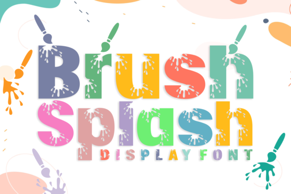 Brush Splash: A Playful Display Font for Web Design
