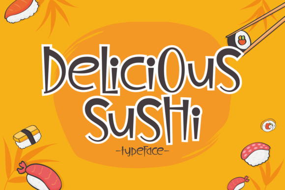 Delicious Sushi: A Sharp Display Font for Marketers