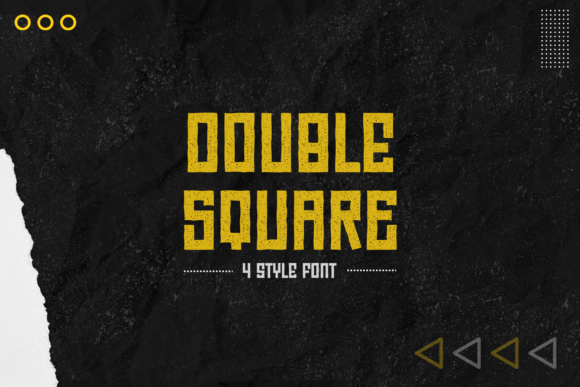 Double Square: A Bold Display Font for Campaigns