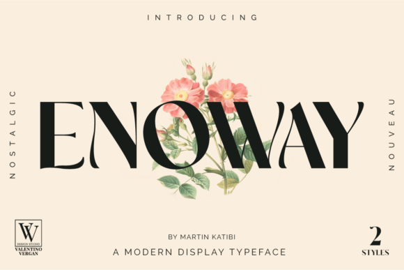 Enoway: A Modern Display Font for Web Design