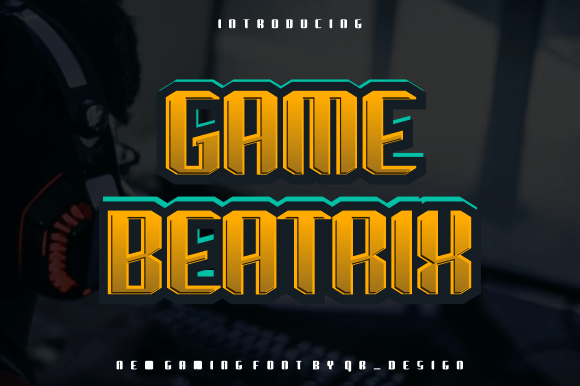 Game Beatrix: A Bold Display Font for Editorial Impact