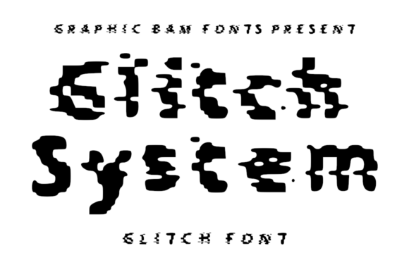 Glitch System: A Bold Display Font for Modern Brands