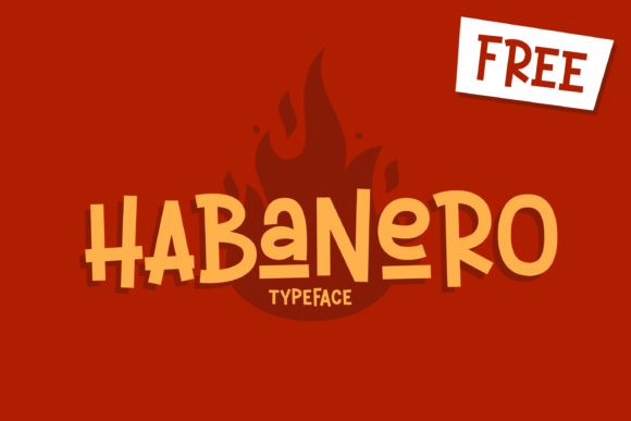 Habanero: A Spicy Display Font for Bold Branding