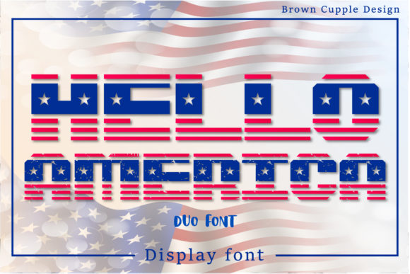 Hello America: A Bold Display Font for Modern Editorial Design