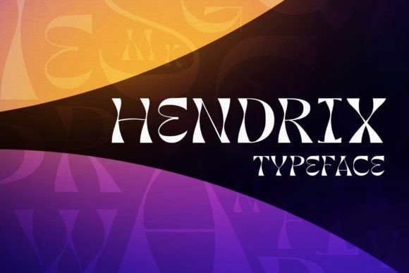 Hendrix: The Art Nouveau Display Font for Marketers