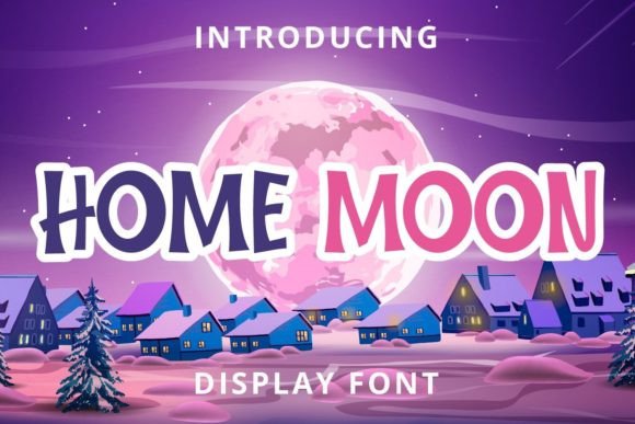 Home Moon: A Friendly Display Font for Web Design