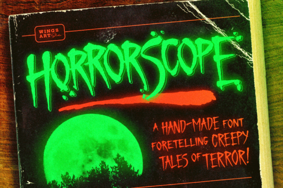 Horror Scope: A Spooky Display Font for Campaigns