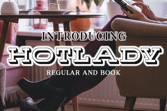 Hotlady: A Bold Display Typeface for Web Design