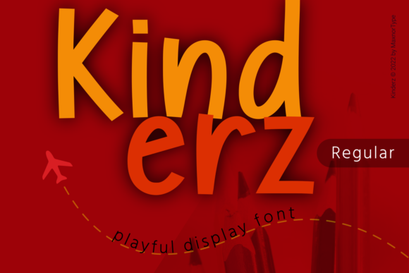 Kinderz: A Clean Display Font for Campaigns