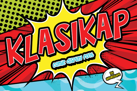 Klasikap: A Bold Comic Display Font for Branding