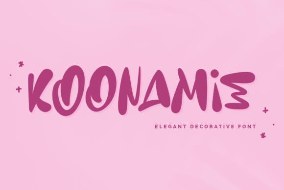 Koonamie: A Whimsical Display Font for Marketers