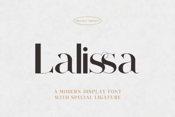 Lalissa: A Unique Sans Serif Display Font for Branding