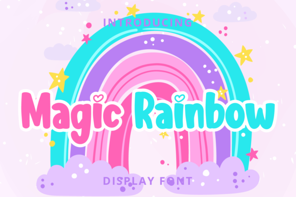 Magic Rainbow: A Fun Display Font for Campaigns
