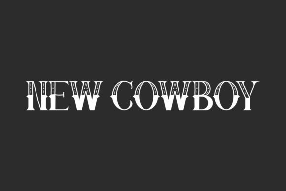New Cowboy: A Western Display Font for Bold Branding