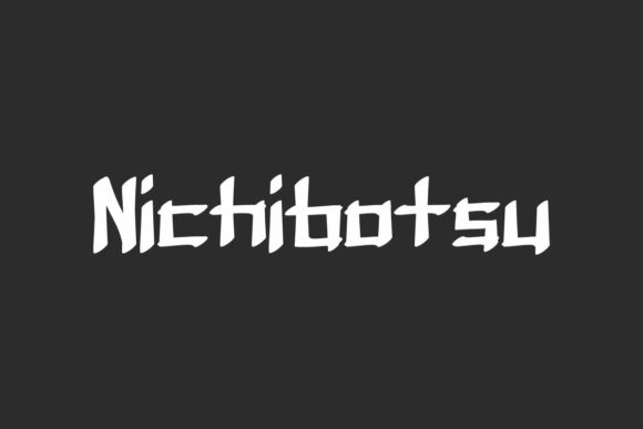 Nichibotsu: A Bold Japanese Display Font for Web Design