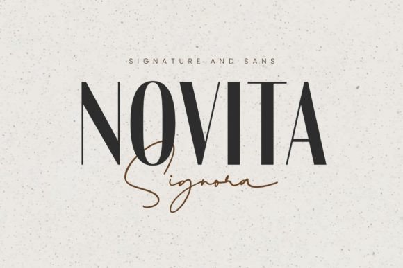 Novita Signora Duo: A Premium Display Font for Makers