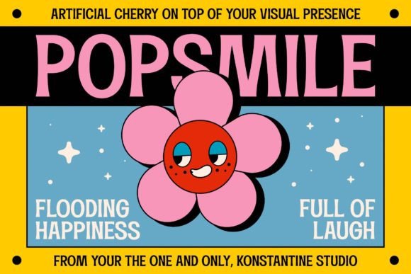 Popsmile: A Retro Display Font for Makers