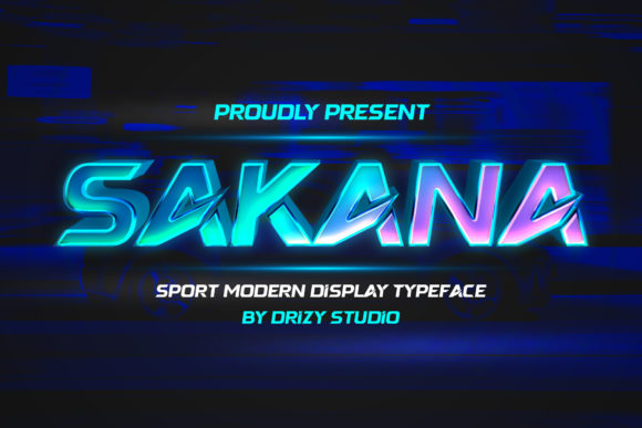 Sakana: The Modern Display Typeface for Marketers