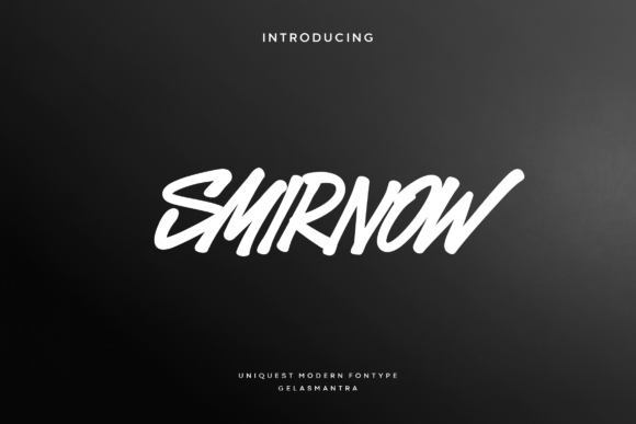 Smirnow: A Bold Display Font for Editorial Impact