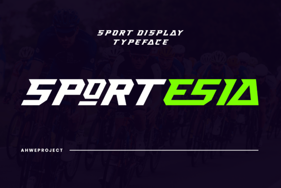 Sportesia: A Modern Display Font for Bold Branding
