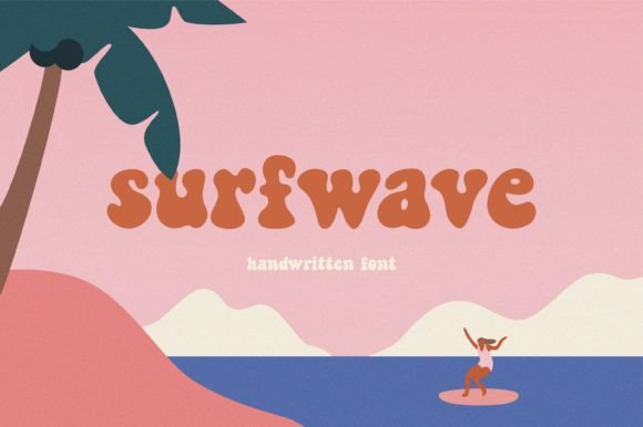 Surfwave: A Playful Display Typeface for Editorial Design