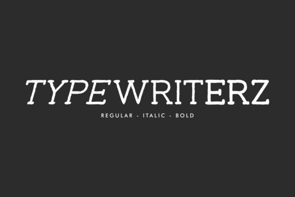 Typewriterz: A Vintage Display Font for Web Design