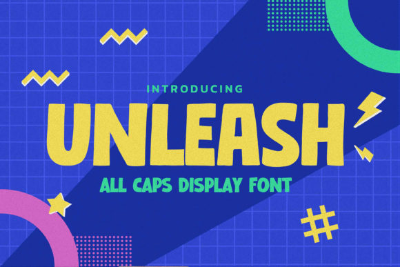 Unleash: A Bold Display Font for Modern Editorial Design