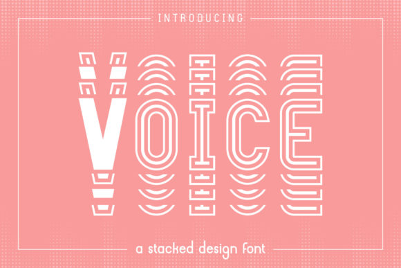 Voice: A Bold Display Font for Modern Web Design
