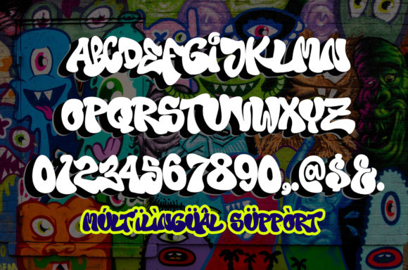 Wild Hustle Graffiti: A Bold Display Font for Campaigns